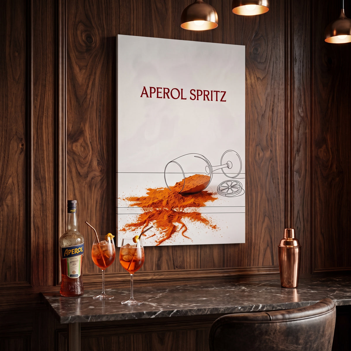 Drink - Vylitý Aperol