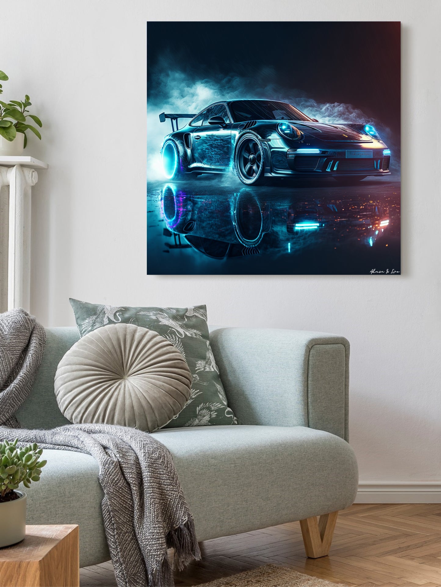 Cyberpunk Porsche 911