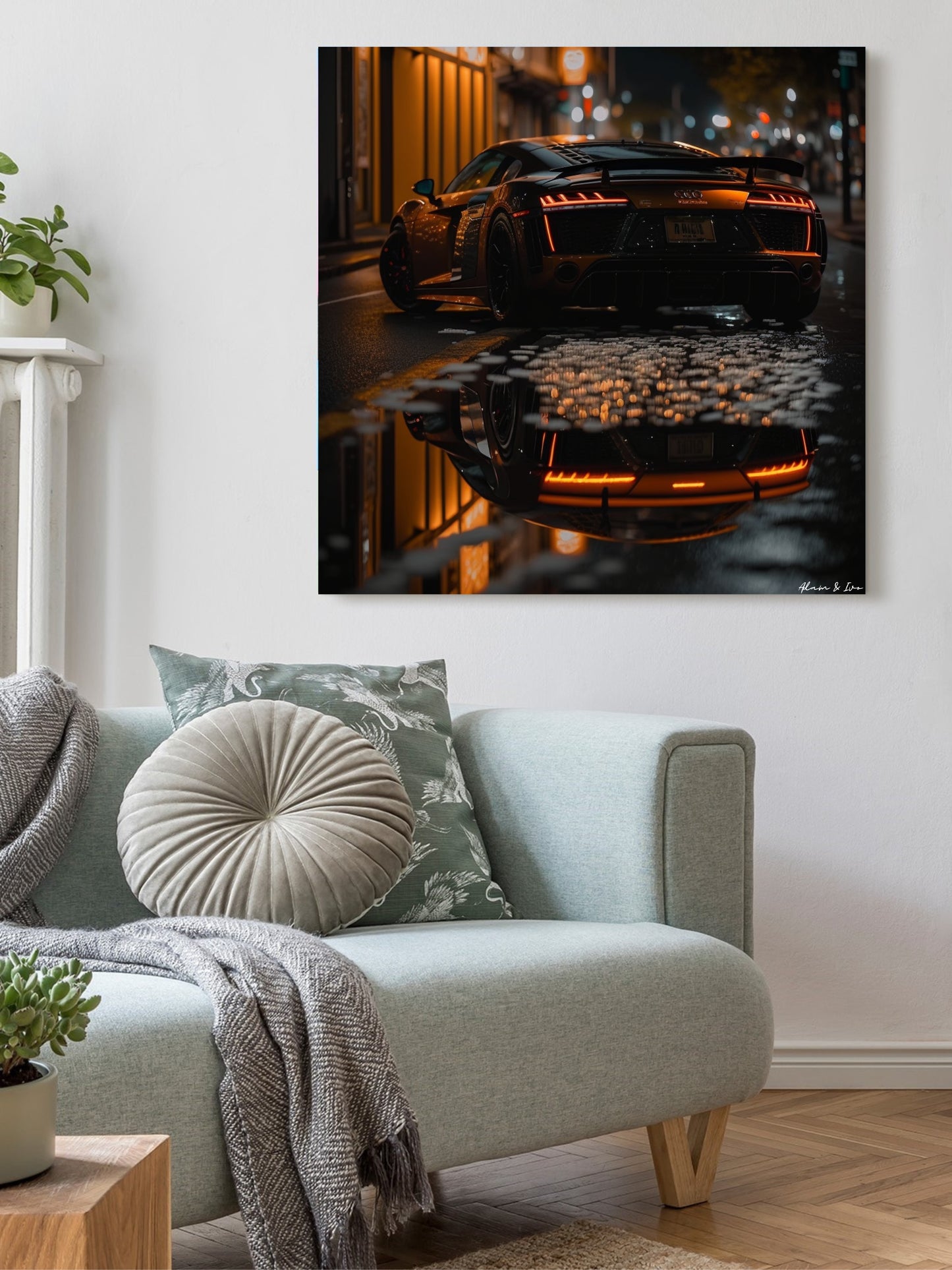 Street Audi R8 zadek