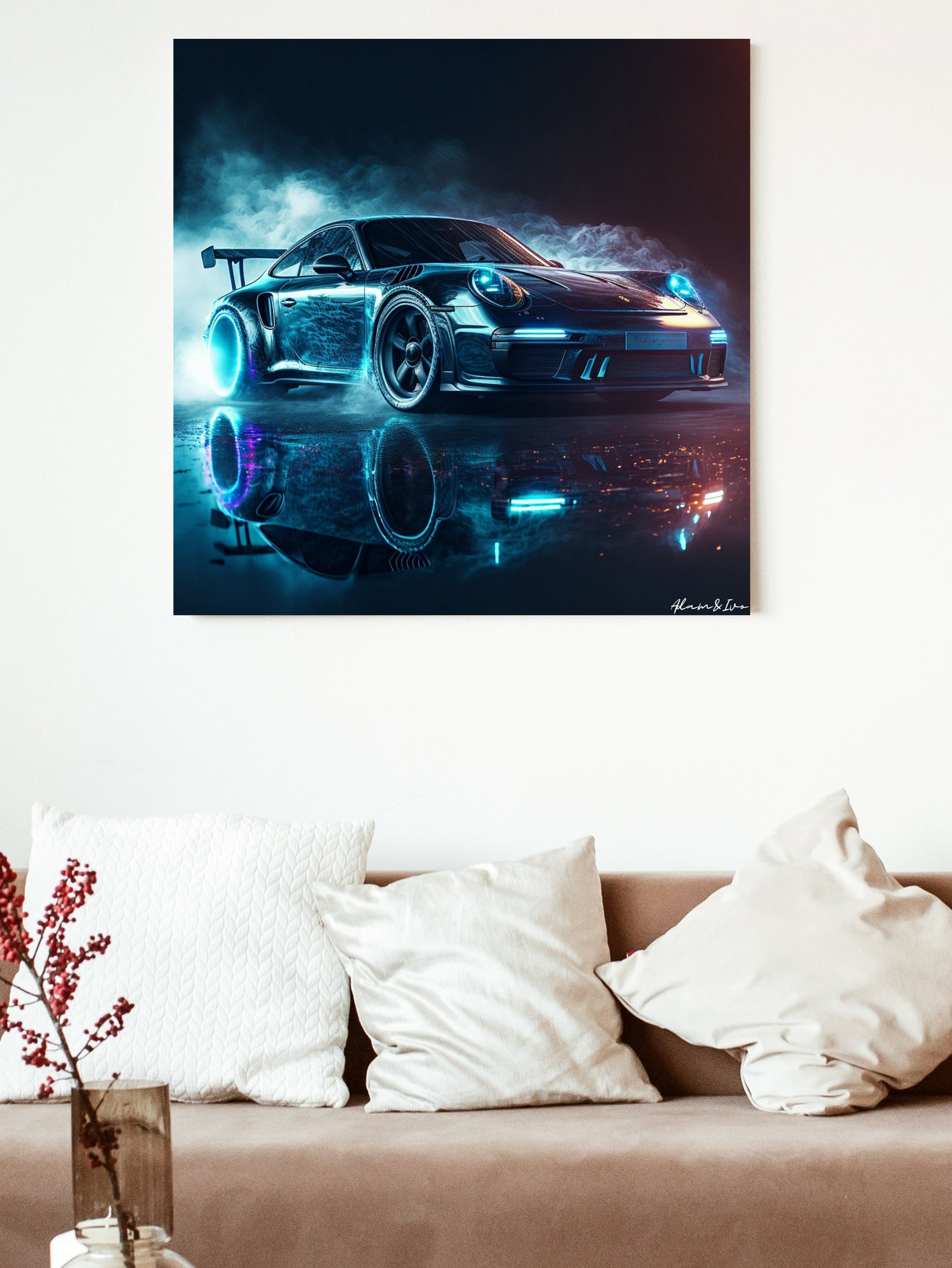 Cyberpunk Porsche 911