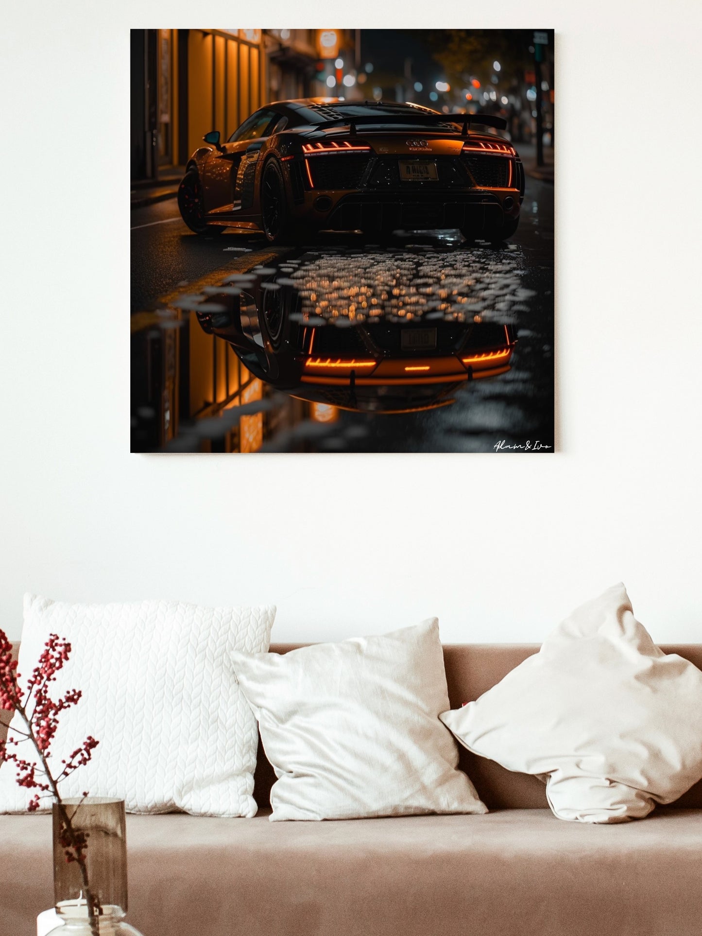 Street Audi R8 zadek