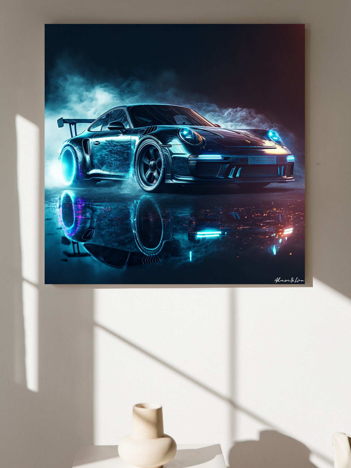 Cyberpunk Porsche 911