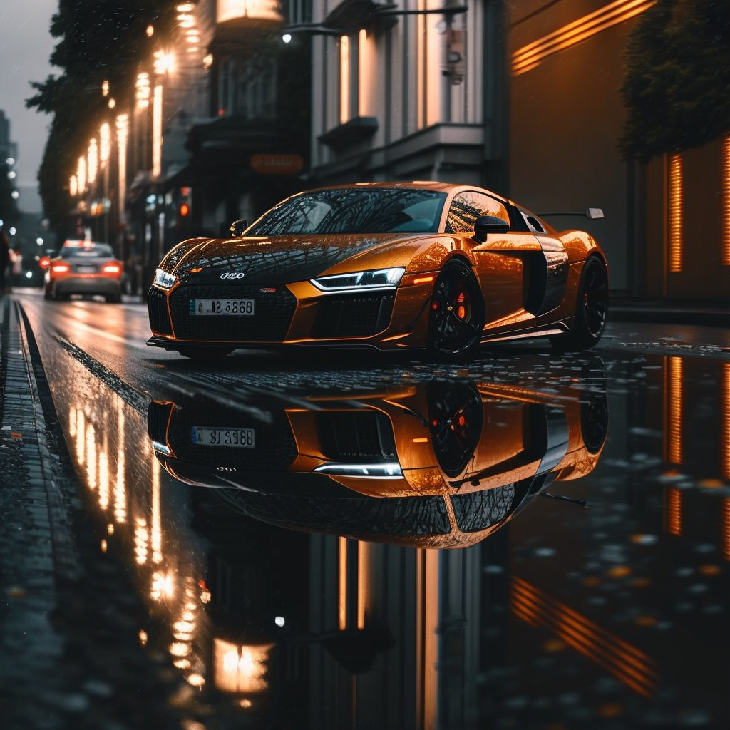 Street Audi R8 předek