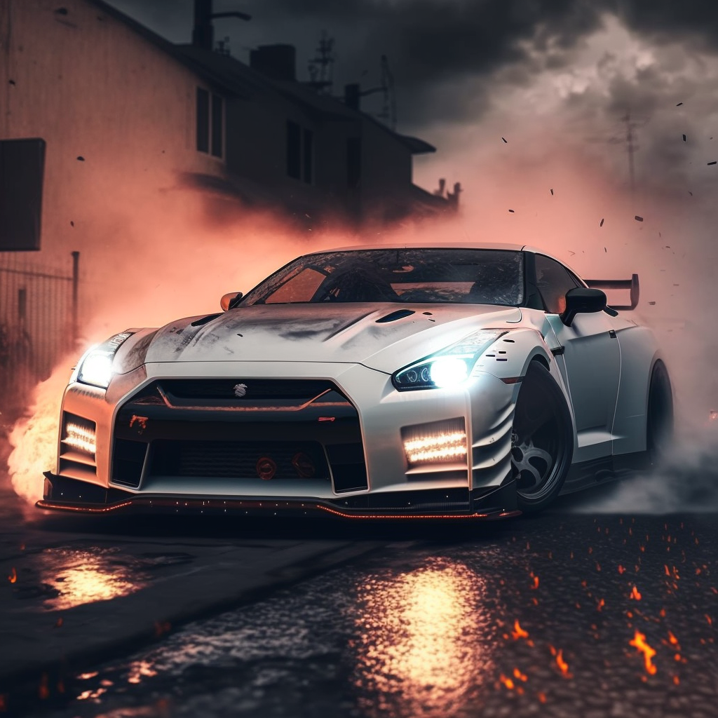 Nissan GT-R Oheň V2